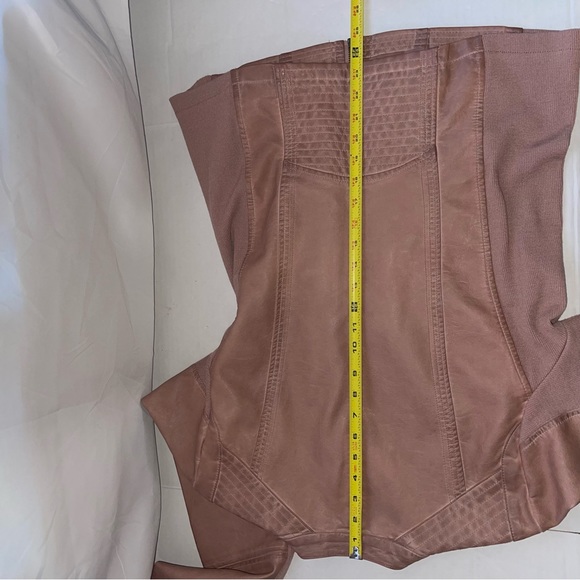 Women’s Jacket Debby Collection Non Leather Dusty Rose Size Large - Picture 9 of 9